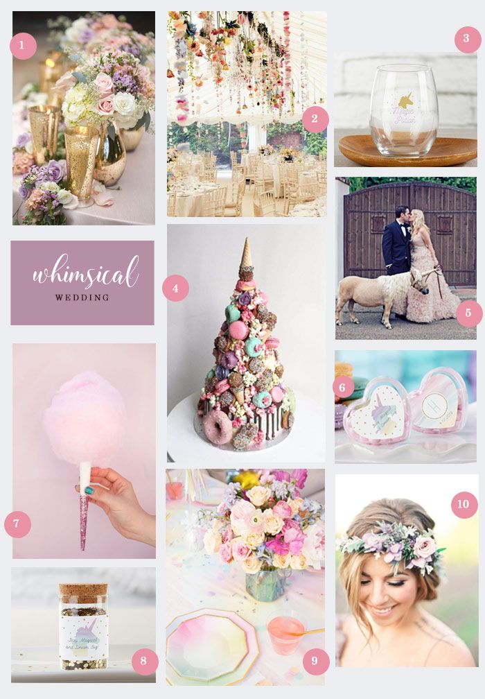 a pink and gold wedding theme with flowers, cake, candy, candles, candies