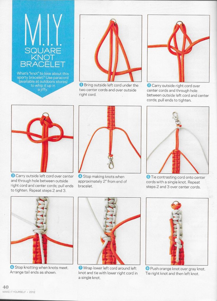 instructions on how to tie an ornament knot in the shape of a kite