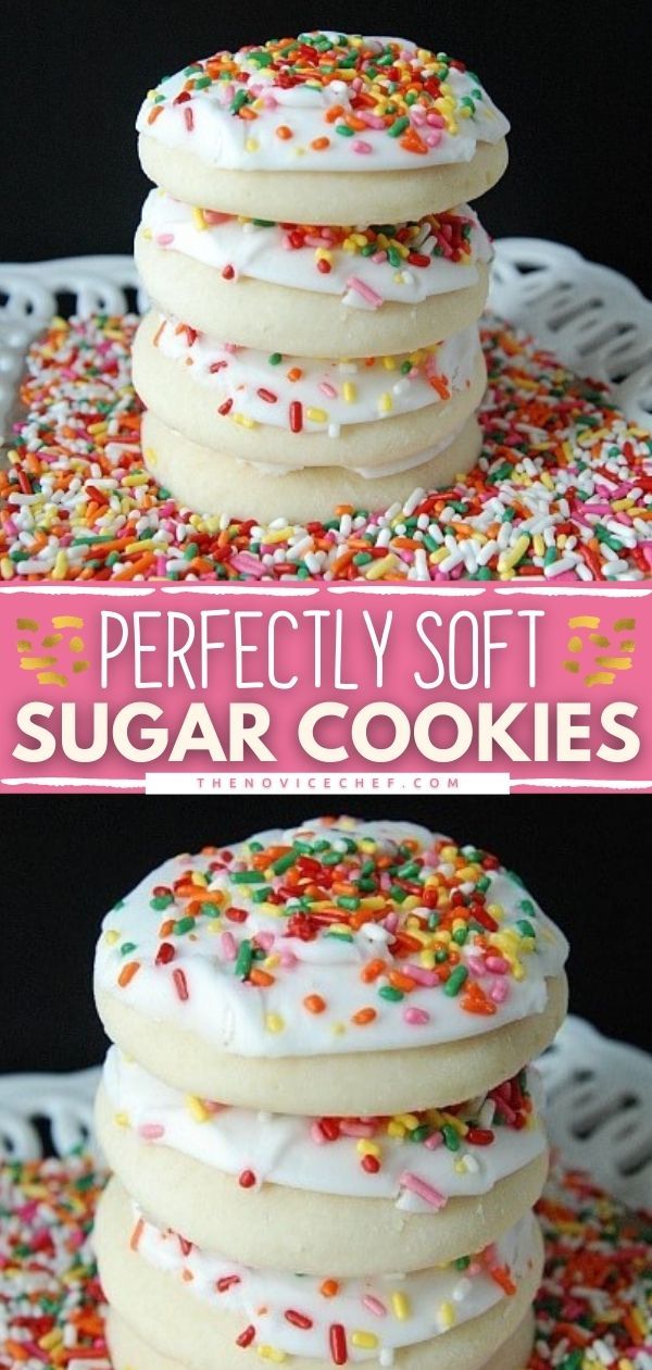 Soft Sugar Cookies Super Cookie Recipe, Super Soft Cookie Recipes, Copycat Walmart Sugar Cookies, Best Homemade Sugar Cookies, Super Soft Cookies, Soft Bake Cookies, Grocery Store Sugar Cookie Recipe, Store Sugar Cookie Recipe, Cookies With Whipped Cream