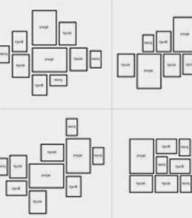 four different types of square and rectangle shapes