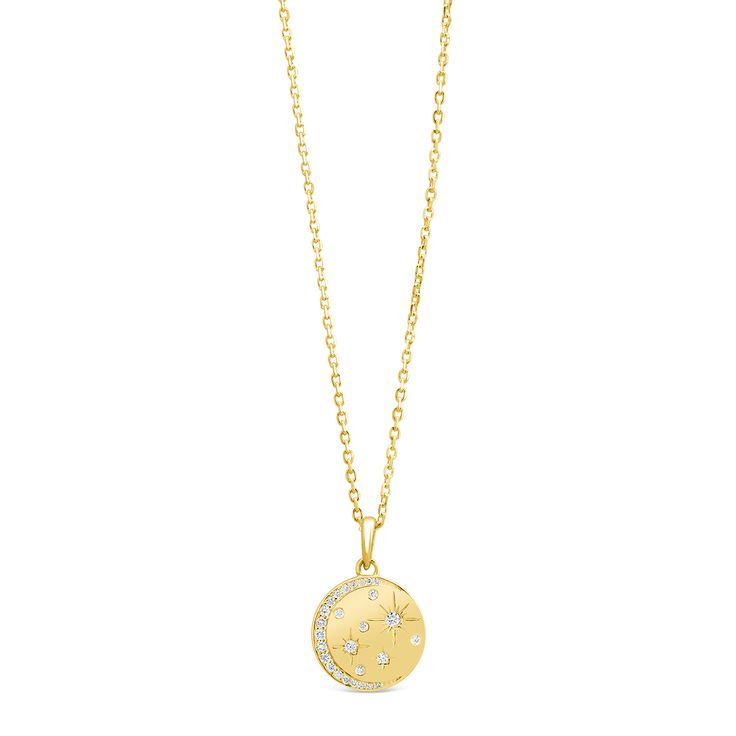 The Universe is yours! Set your intentions and manifest your dreams when you wear the Cosmos Collection by Model, Actress and Television Host, Camille Kostek and Dune Jewelry. This coin pendant necklace features dreamy cultured diamonds in a celestial dance set in 14k Gold Vermeil. This product is able to ship in two business days when ordered alone 14k Gold Vermeil and Cultured Diamonds Features a stunning, celestially-inspired design Adjustable cable chain 15-18" Camille Kostek x Dune Jewelry Camille Kostek, Dune Jewelry, Set Your Intentions, Power Stone, Coin Pendant Necklace, Manifest Your Dreams, Coin Pendant, The Cosmos, Cable Chain