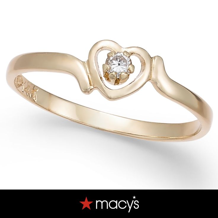 in stock Heart Cut Ring With Center Stone In 14k Gold, Elegant Macy's Rings For Anniversary, Macy's Fine Jewelry Promise Ring, Elegant 14k Gold Heart Ring With Polished Finish, Macy's Yellow Gold Wedding Rings, Elegant Stamped 14k Heart Cut Ring, Elegant Heart Cut Ring Stamped 14k, Elegant 14k Stamped Heart Cut Ring, 14k Gold Heart Ring With Center Stone For Promise