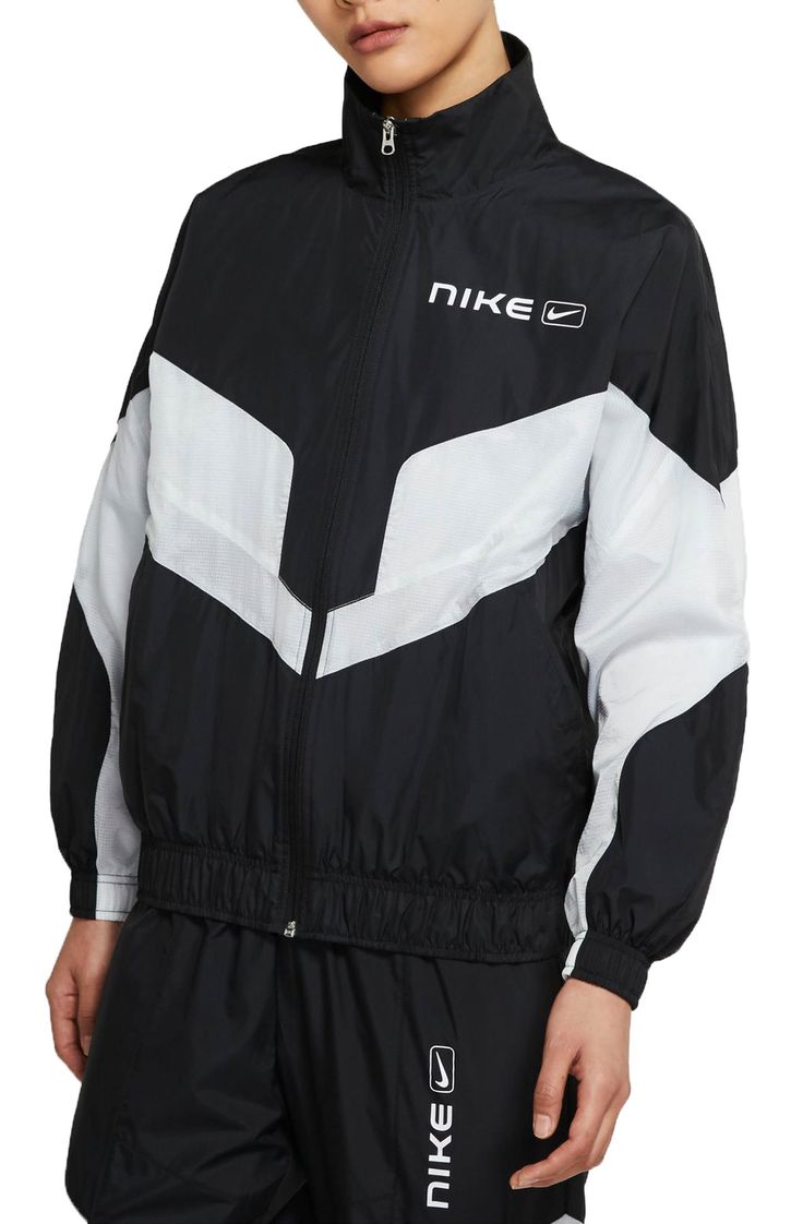 Luxury Techwear Track Jacket For Sports, Luxury Nike Sports Windbreaker, Sport Jacket Outfit, Nike Technical Outerwear For Streetwear, Technical Black Track Jacket For Streetwear, Nike Technical Sports Windbreaker, One Set Outfit, Nike Tracksuits, Sportswear Men