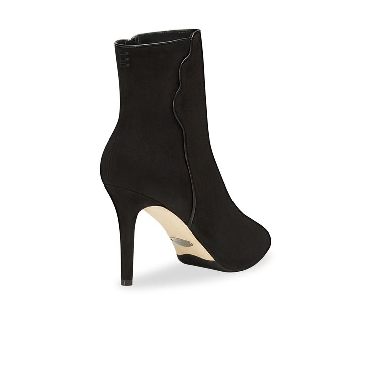 Perfect Dress Bootie 90 | Black Suede | Sarah Flint Sarah Flint, Virtual Fashion, High Quality Shoes, Soft Black, Luxury Shoes, Perfect Dress, Black Suede, Bootie, Stiletto Heels