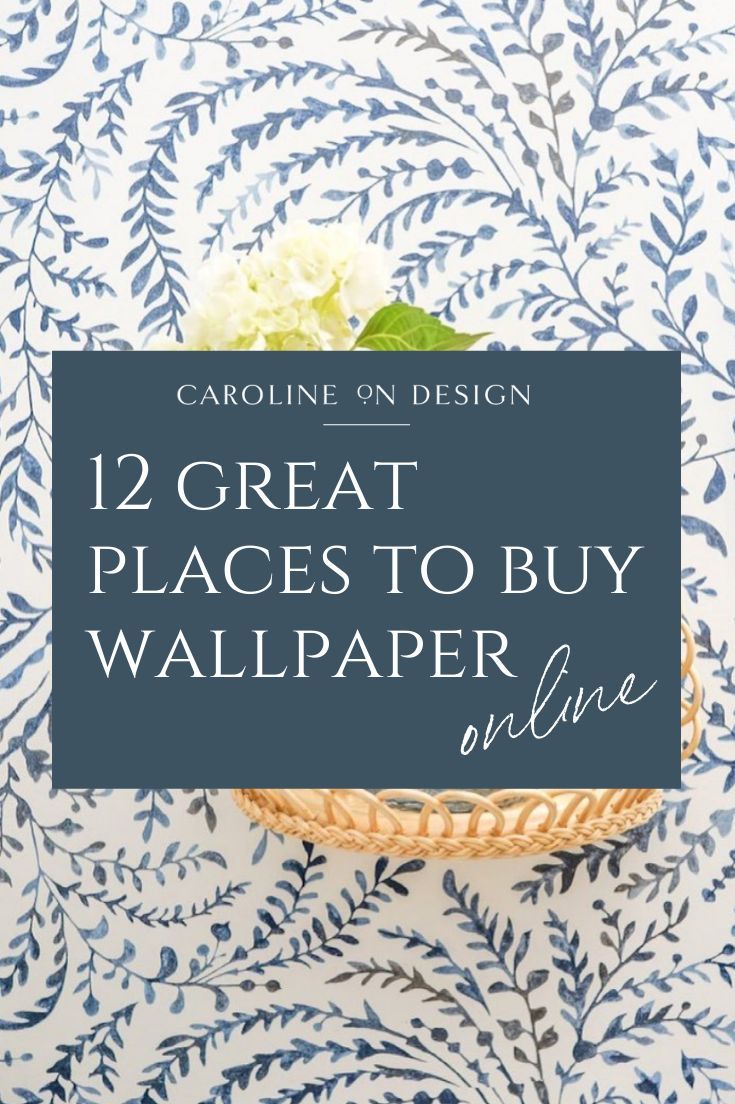 printed blue foliage wallpaper Where To Buy Wallpaper Online, Wallpaper Dining Room Ideas Wainscoting, Wallpapered Dining Room Ideas, Blue And White Wallpaper Dining Room, Wallpaper In A Closet, Wallpaper Ceiling Ideas Bedrooms, Built Ins Wallpaper, Hallway Wallpaper Ideas Stairways, Tempaper Wallpaper