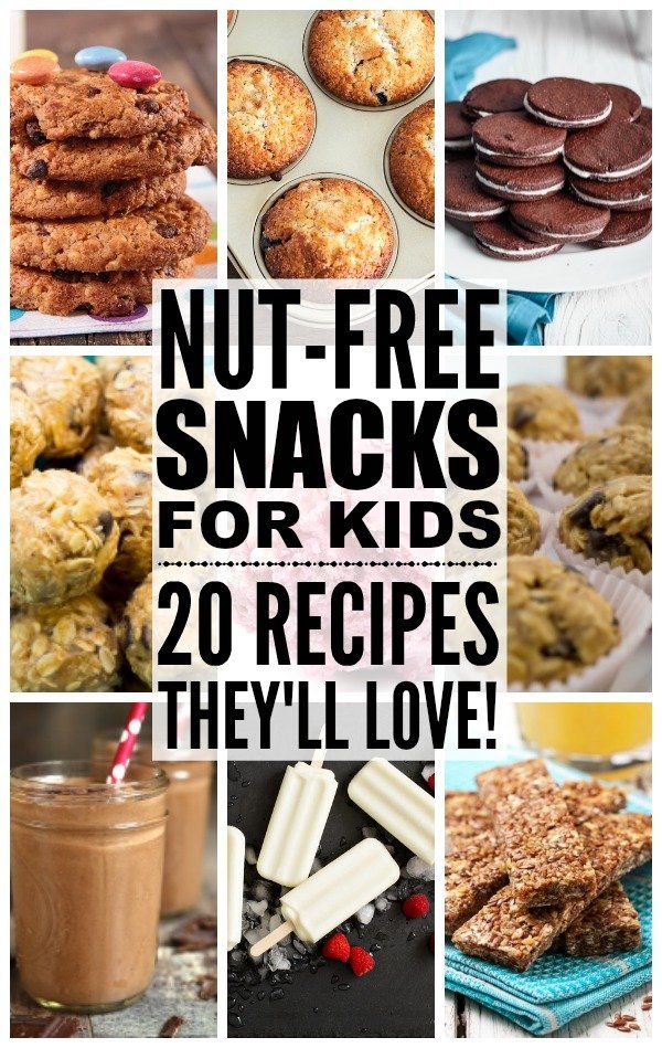 nut - free snacks for kids 20 recipes they'll love