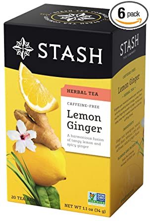 stash tea caffe - free lemon ginger