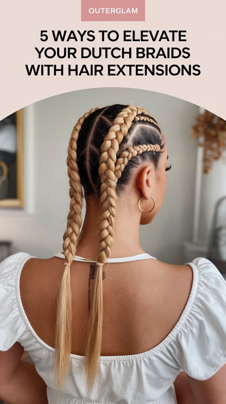 Whether you're looking to add volume or length, Dutch braids with extensions can transform your look. If you're ready to take your braiding skills to the next level, this is the information you need. Discover five innovative techniques to incorporate extensions into your Dutch braids, creating stunning styles that will turn heads and boost your confidence.