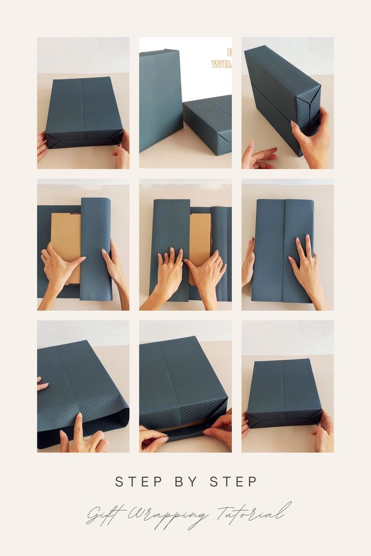 step by step instructions on how to make an origami book