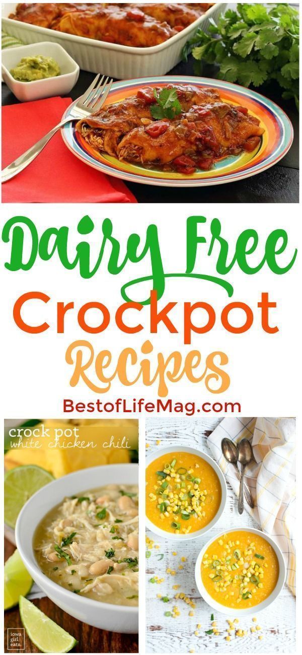 dairy free crockpot recipes