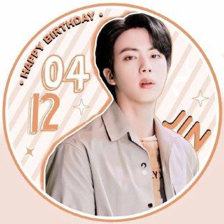 Jin Birthday Edit, Kim Seokjin Birthday, Jin Birthday, Jin Photo, Wallpaper Lyrics, Birthday Icon, Just Happy Quotes, Birthday Wallpaper, Edit Kpop