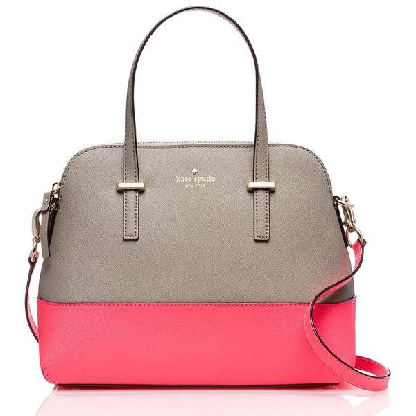 Kate Spade Cedar Street Maise ($298) ❤ liked on Polyvore featuring bags, handbags, shoulder bags, satchels, leather purse, brown leather shoulder bag, handbags & purses, handbags shoulder bags and leather handbags Fendi Purses, Kelly Bag, Brown Leather Shoulder Bag, Cute Purses, Prada Handbags, Cute Bags, Bags And Purses, In The Bag, Arm Candy