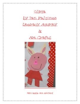 the front cover of an origami pig and red polka dot background with text