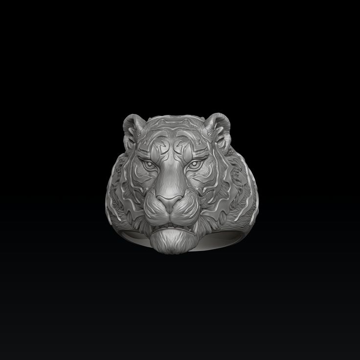 Tiger Ring 3D print model 🏷️The link to order is in bio. #tiger #ring #jewellery #jewelry #3dmodel #animal Tiger Ring, Tiger Jewelry, Print Models, 3d Print, 3d Printing, Ring