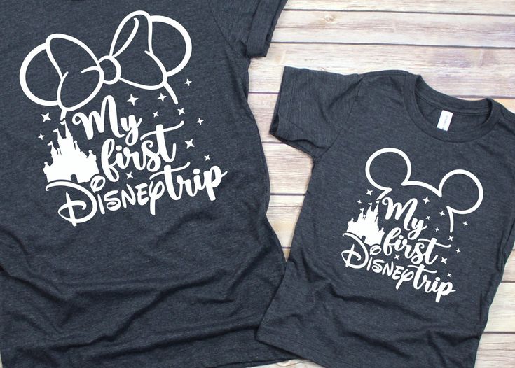 First Disney Trip, Disney Character Shirts, Disney Trip Surprise, Family Disney Shirts Matching, Kids Disney Shirts, Disney Birthday Shirt, Custom Disney Shirts, Disney Family Vacation Shirts, Disney Vacation Shirts