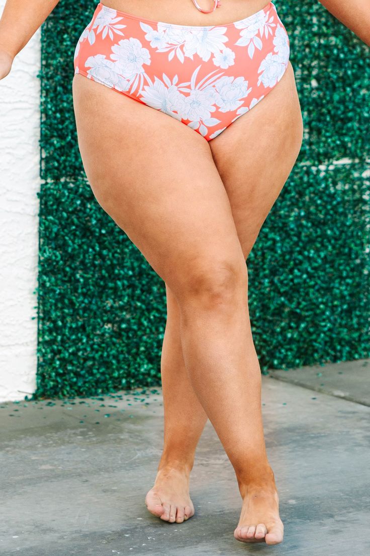 Honey, you'll be ready to conquer the season in this beauty! This swim bottom has a bold orange color with a floral pattern that is perfect for the sitting beachside! Style these bottoms with some cute sandals and the matching top for the ultimate chic look! 82% Nylon, 18% Spandex Orange Tie-side Bottoms For Beach Season, Spring Floral Print Tie-side Bottoms, Orange Beachwear Bottoms For Pool, Orange Tie-side Bottoms For Beach, Beach Stretch Bottoms With Floral Print, Stretch Floral Print Beach Bottoms, Summer Floral Print Tie-side Bottoms, Stretch Floral Print Bottoms For Beach Party, Orange Beachy Swim Bottoms