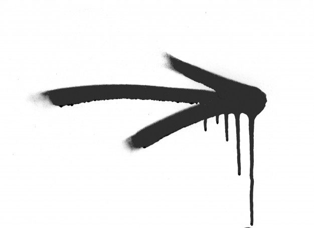 black and white photograph of dripping paint on a white background with the letter k above it