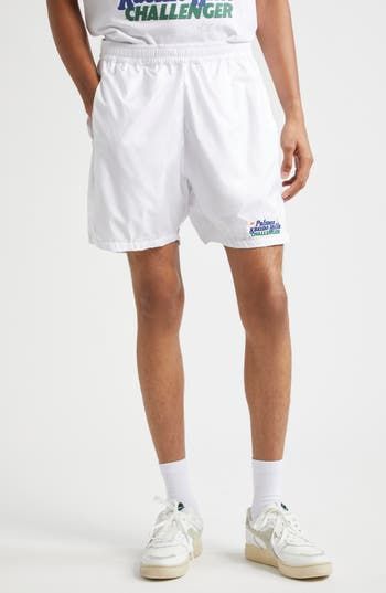 Serve your best style game on and off the court in these sporty tennis shorts equipped with side-seam pockets that hold three tennis balls each. This piece is part of a Nordstrom-exclusive capsule that pays tribute to two former tournament sites—Newport Casino and Forest Hills. Elastic waist Side-seam pockets 100% polyester Machine wash, line dry Made in Portugal Designer Clothing White Swim Trunks With Built-in Shorts, Tennis Athletic Shorts With Built-in Shorts, White Sporty Shorts For Spring, White Shorts For Spring Poolside, Athleisure Tennis Athletic Shorts, Athletic Shorts For Tennis, Spring, Short Athletic Shorts For Tennis, Spring, Athleisure Athletic Shorts For Tennis, Short Athletic Shorts For Tennis In Spring