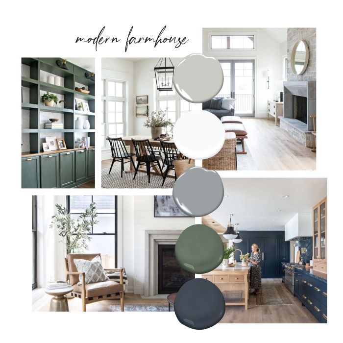 a collage of photos with different colors and furniture in it, including the dining room table