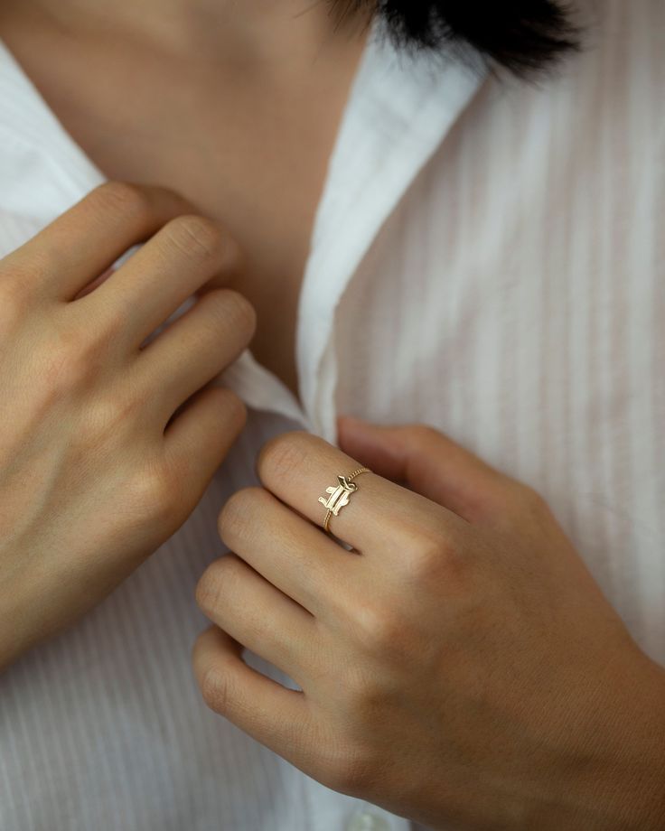 Personalized 14k solid gold initial Ring. Unique Chain ring with Old English font Letter. Perfect as a stacking ring or by itself. Each initial measures approx. 9.6mm Available in 14K Yellow Gold # Old English letter ring initial ring solid gold monogram ring Statement rings chain ring thick chain gold chain rings statment ring cuban link chain 14K gold everyday ring jewelry rings ■ SHIPPING UPGRADES You can find shipping upgrades options in the drop bar menu when you check out. * Within the U.S Heirloom 14k Gold Initial Ring For Everyday, 14k Gold Stackable Initial Open Ring, Delicate Stackable 14k Gold Initial Ring, Delicate 14k Gold Initial Ring For Everyday, Delicate 14k Gold Initial Ring, 14k Gold Open Ring With Birthstone, Gold Name Ring, Monogram Ring Gold, Rings Chain