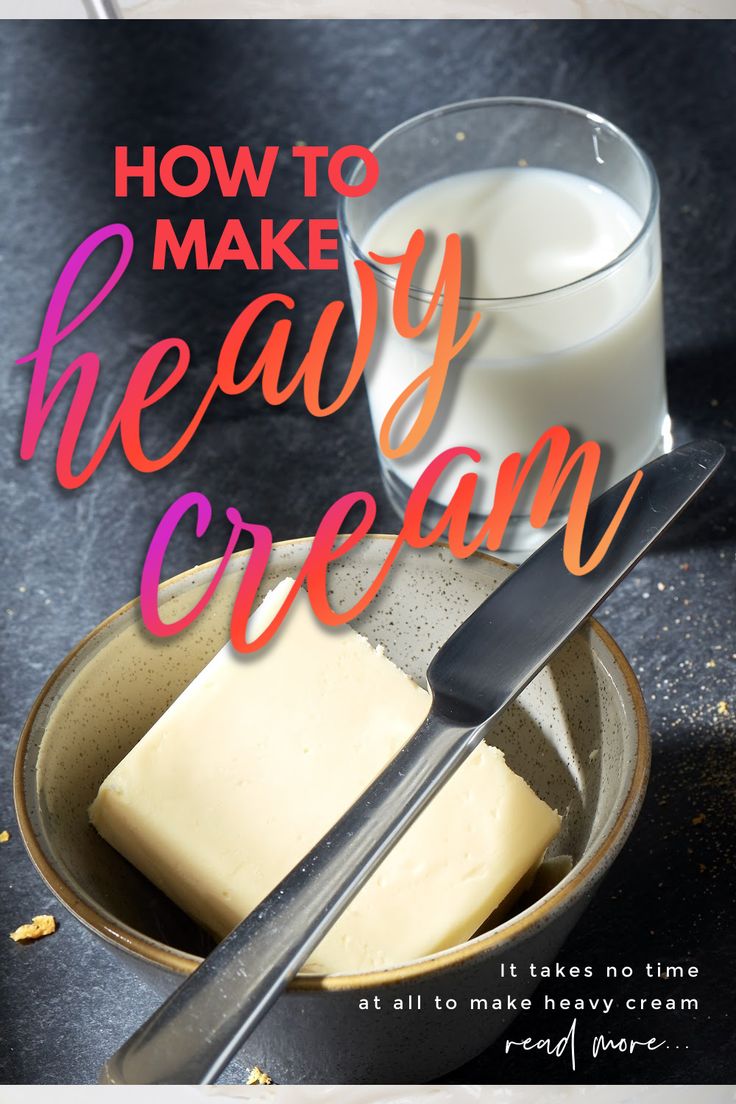 how to make heavy cream at home