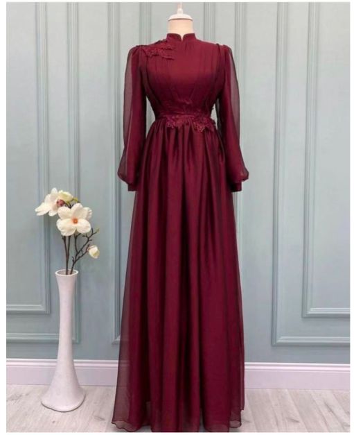 Pleated Floor-length Evening Dress For Prom, Pleated Evening Dress For Banquet, Floor-length Pleated Evening Dress For Prom, Red Chiffon Evening Dress For Prom, Prom Dresses For Prom Season, Pleated Gown For Wedding And Prom Season, Solid Color Pleated Wedding Dress, Solid Pleated Wedding Dress, Solid Color Prom Evening Dress