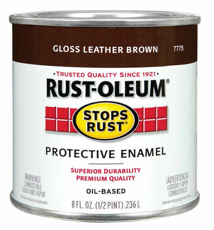 a can of rust - oleum stops protective enamel