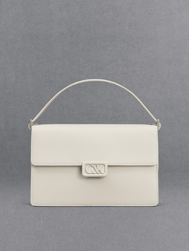 Classic Rectangular Flap Bag For Everyday Luxury, Classic White Flap Bag, Classic Everyday Luxury Shoulder Bag, Luxury Everyday Flap Bag With Palladium Hardware, Luxury Flap Bag With Palladium Hardware For Everyday, Classic Crossbody Bags For Everyday Luxury, Classic Shoulder Bag Satchel With Silver-tone Hardware, Classic Everyday Satchel With Silver-tone Hardware, Luxury Square Shoulder Bag With Silver-tone Hardware