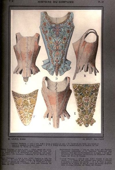 Rococo’ Corsets | Ladies From Other Centuries Rococo Aesthetic, 18th Century Stays, 1700 Fashion, 17th Century Fashion, Rococo Fashion, 18th Century Costume, 18th Century Clothing, 18th Century Fashion, Vintage Corset