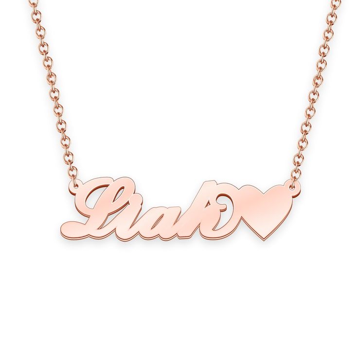 Liah name necklace with little heart 14k gold unique gifts 
								Add something extra special to your jewelry box with Name Necklace Official engravable necklaces.
								The Liah's name necklace with little heart unique gifts 14k gold is best gifts for Liah. Name Necklace Official provides affordable engravable jewelry that won't 
								break the bank. In addition, these pieces make for very thoughtful and appreciated gifts for friends and family. 
								And whether valentine's day gifts, mother's day gifts, christmas gifts, wedding gifts, graduation gifts, birthday gifts,
								 NAME NECKLACE are all the best gift choice store. 14k Gold Name Necklace For Her, Custom Name Necklace For Valentine's Day Gift, Customizable Rose Gold Name Necklace For Anniversary, Personalized Rose Gold Heart Necklace For Her, Valentine's Day Gift For Her - Name Necklace, 14k Gold Heart-shaped Name Necklace For Personalized Gift, Personalized 14k Gold Name Necklace For Her, Name Charm Necklaces For Valentine's Day Gift, Mother's Day Heart Pendant Name Necklace