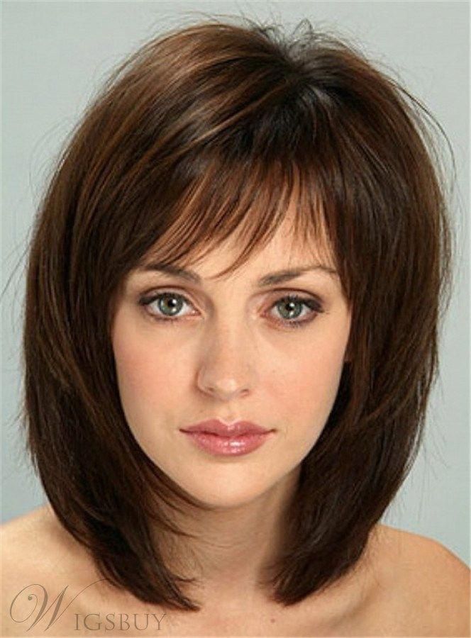 Medium Layered Haircuts, Medium Length Hair With Layers, Layered Bob Hairstyles, Bob Hairstyles For Fine Hair, Shoulder Length Hair Cuts, Long Bob Hairstyles, Haircuts With Bangs, Medium Hair Cuts, Shoulder Length Hair