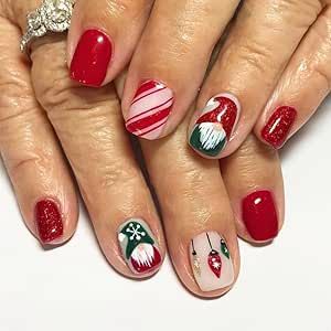 Ballet Nails, Full Nail Tips, Nagel Tips, Snowflake Nails, Nail Forms, Short Nail, Nail Length, Fake Nail, Christmas Nail Designs