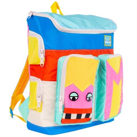 Kate Moross Collab Mega Backpack Color Guru, Kate Moross, Crazy Color, Art Supplies Bag, Pencil Holders, Travel Laptop Backpack, Toddler Bag, Colorful Backpacks, Backpack For Teens