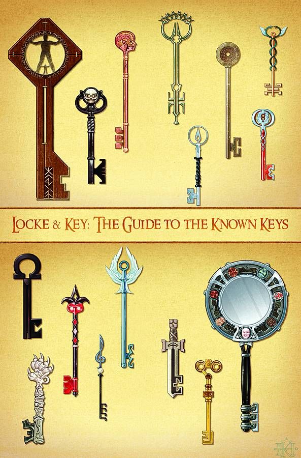 there are many different types of keys on this page