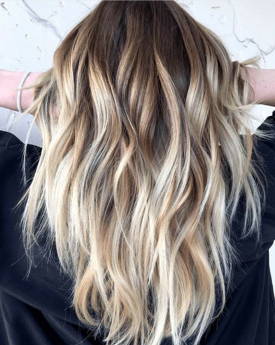 Brown Bayalage Hair, Baylage Hair, Blonde Lowlights, Balayage Blond, Brown Hair Shades, Long Shag, Brown Ombre Hair, Hair Blond, Ombre Hair Blonde