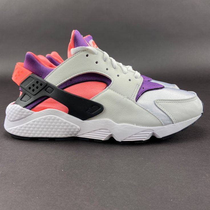 Nike Men's Air Huarache White Purple Bright Mango Running Shoes Dd1068-101 Size 10 ~ Women's Size 11.5 New Without Box. Other Sizes Colors And Styles Available. Follow Us! We List Lots Of New Shoes And Athletic Wear Daily! Nike Sporty Huaraches For Streetwear, Nike Sporty Huaraches For Sports, Urban White Running Shoes With Vibram Sole, Sporty White Lace-up Huaraches, Nike White Running Shoes With Vibram Sole, Nike Low-top Huaraches For Streetwear, Nike Huaraches For Streetwear With Branded Insole, Nike Casual Huaraches For Streetwear, Sporty Lace-up Huaraches For Streetwear