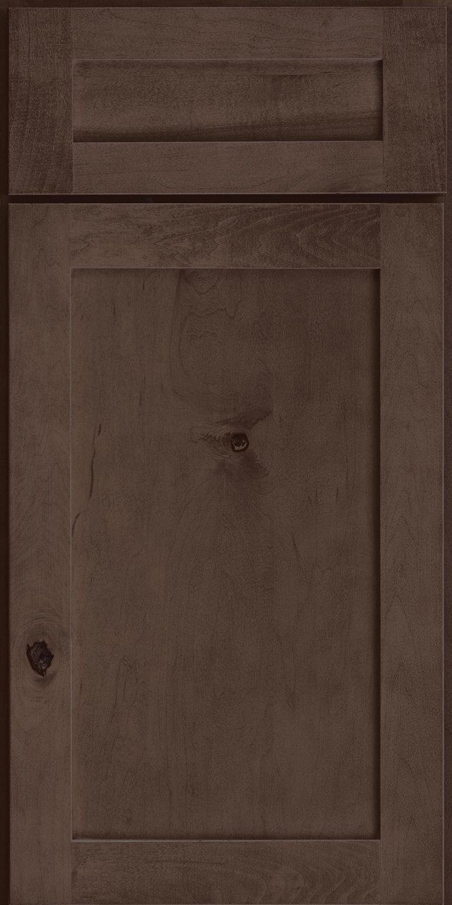 a close up view of a wooden cabinet door