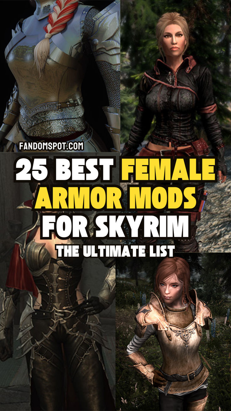 the 25 best female armor mods for skyrim, the ultimate list and more