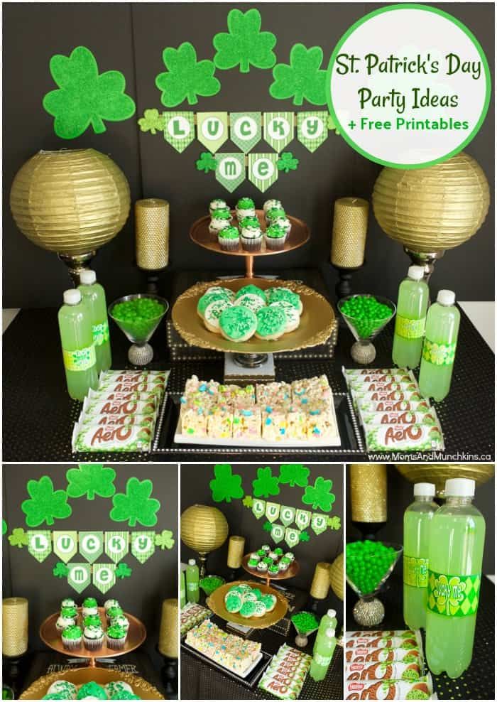 st patrick's day party ideas and free printables