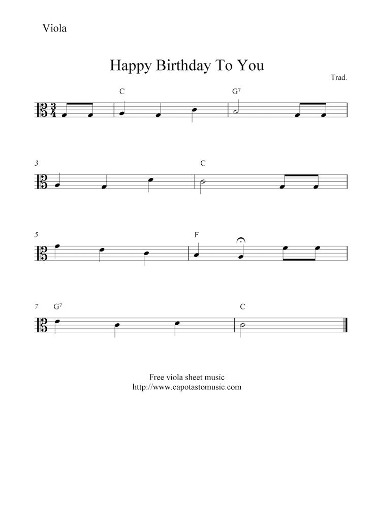 sheet music with the words happy birthday to you