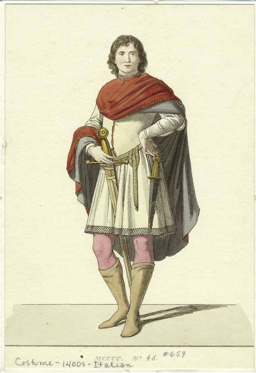 an old fashion illustration of a man dressed in roman clothing