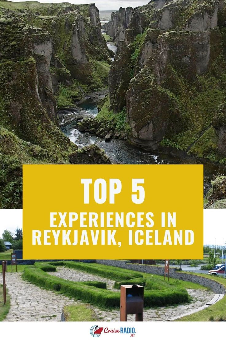 A lush canyon with a winding river and green moss-covered cliffs, alongside a scenic park with stone pathways in Reykjavik, Iceland. Iceland Vacation, Iceland Travel Guide, Visit Places, Iceland Reykjavik, Reykjavik Iceland, Steam Bath, Visit Iceland, Cruise Destinations, Places In Europe