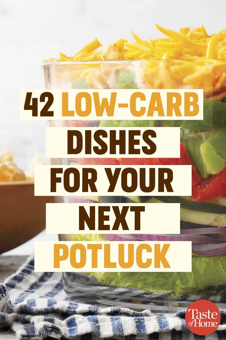 low carb dishes for your next potluck