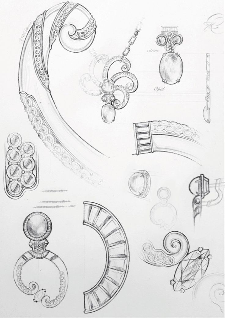 Pencil drawing jewellery sketches freehand drawing octopus necklace concept earrings with opal, jewelry design by inst: @svveta.k sparkling stones #jewelrydesigner #jewelrysketch Drawing Jewellery, Drawing Octopus, Accessories Design Sketch, Jewel Drawing, How To Draw Ears, Necklace Drawing, Octopus Jewelry, Freehand Drawing, Crystal Drawing