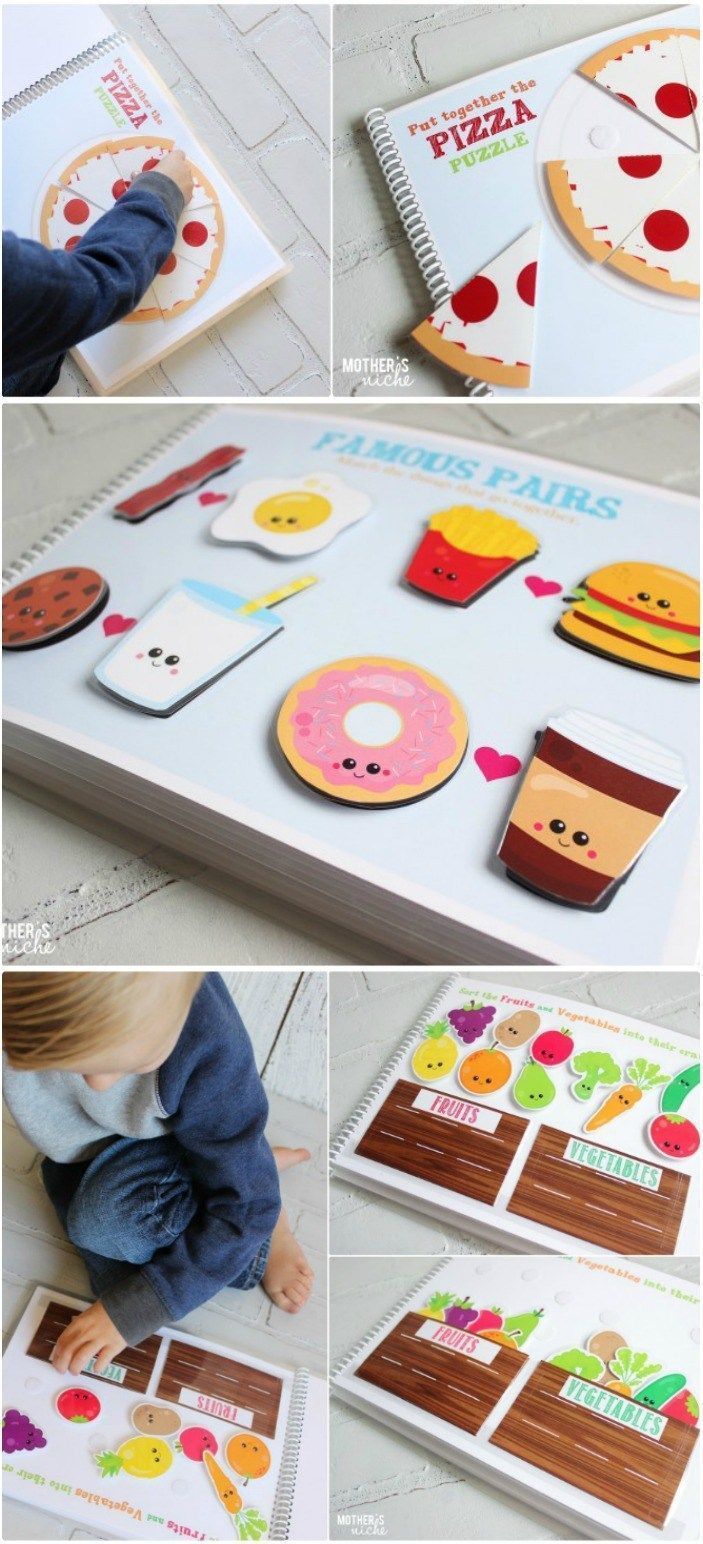 the instructions to make an adorable diy book for kids