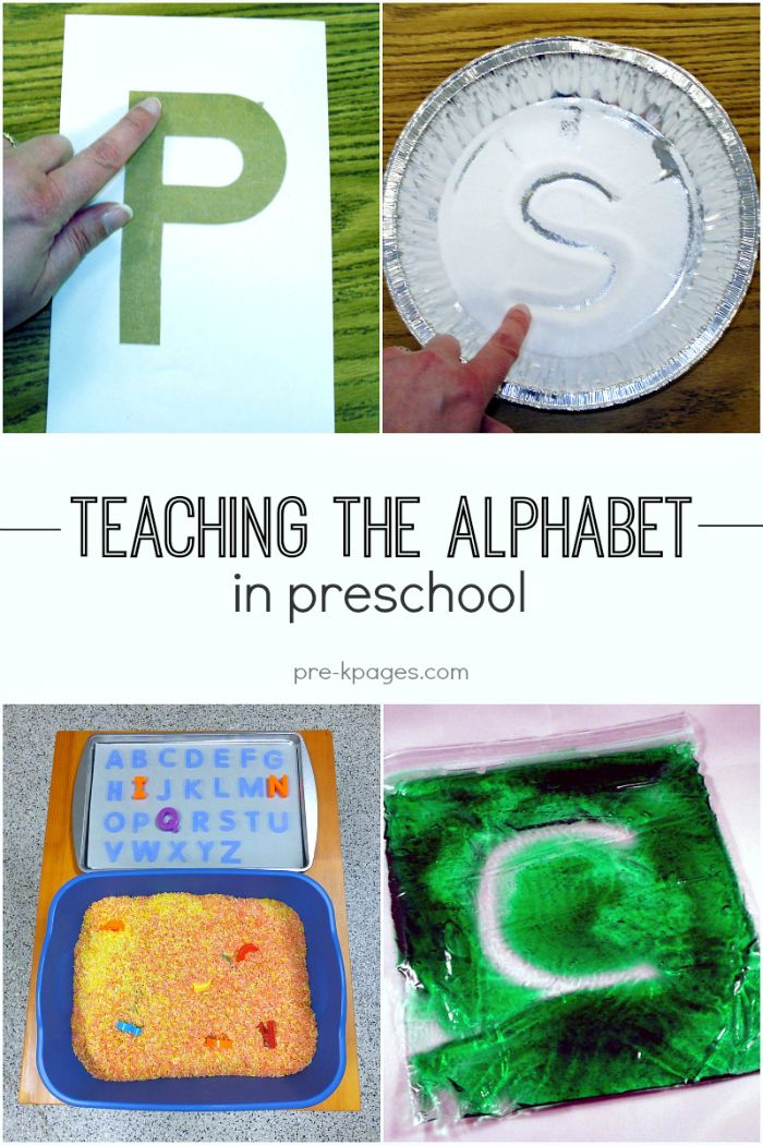 teaching the alphabet in preschool and homeschool with paper plates, letter magnets, and other crafts