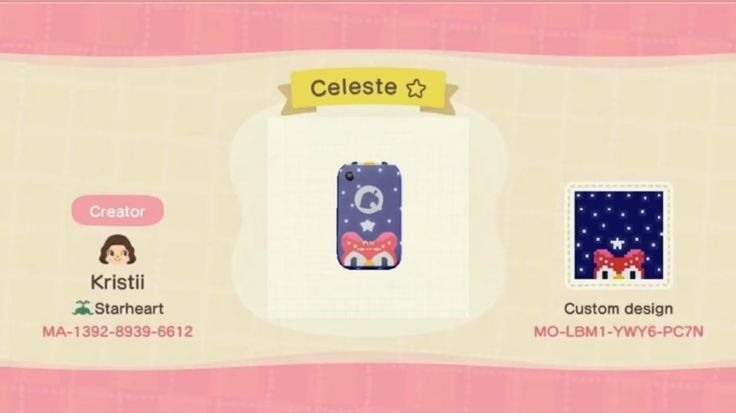 an animal crossing game screen with the name celesie and other characters on it