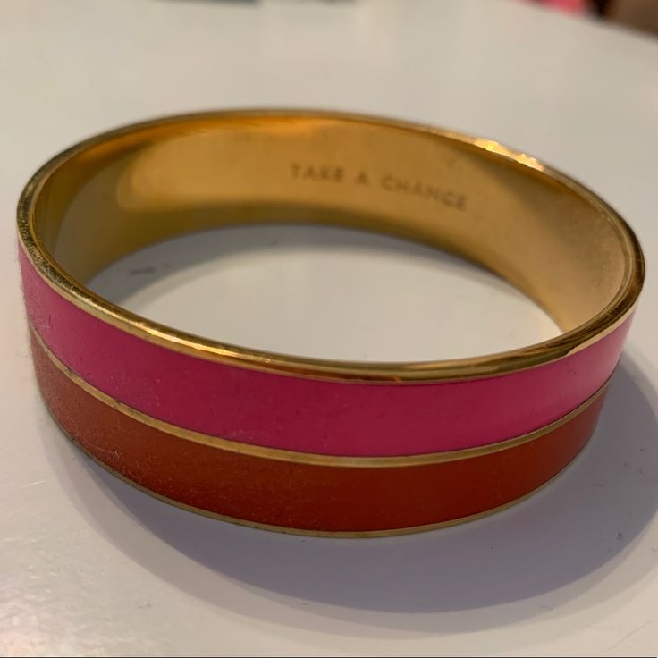 Nwot Kate Spade Bangle Bracelet Kate Spade Bangle Bracelet For Formal Occasions, Kate Spade Formal Bangle Bracelets, Kate Spade Formal Bangle Bracelet, Pink Bracelet Strap Jewelry For Formal Occasions, Pink Adjustable Cuff Bracelet, Adjustable Pink Cuff Bracelet, Pink Bangle Bracelet For Formal Occasions, Pink Bracelet Style Jewelry For Formal Occasions, Pink Bangle Jewelry