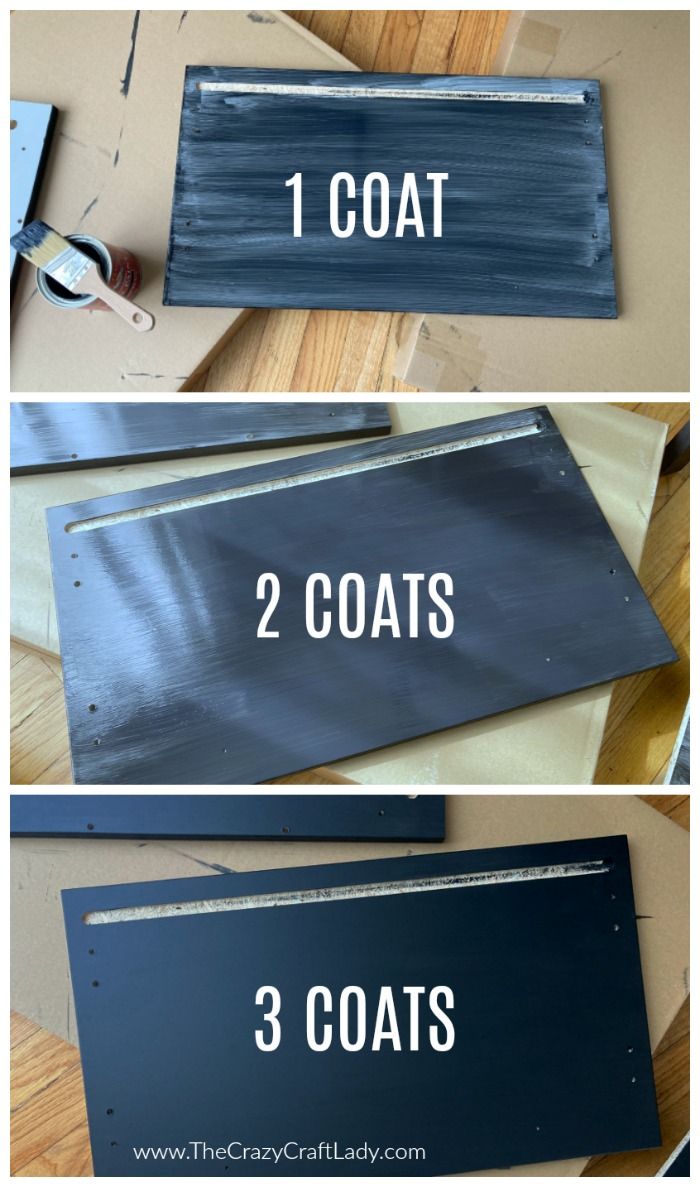 how to make a diy wood sign with 3 coats of paint and two coates