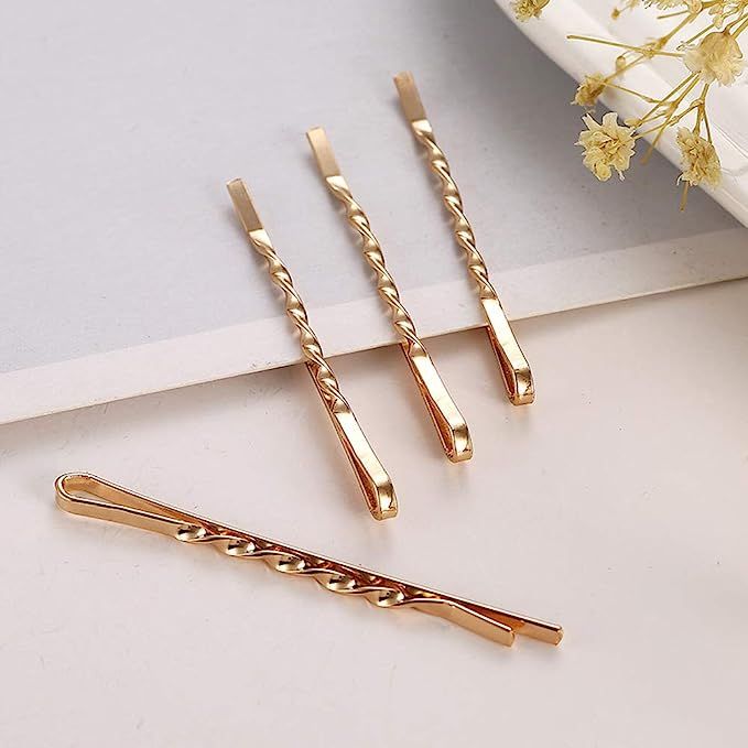 Classic gold bobby pin but with a twist (literally). Gold Hair Pin, Gold Hair Accessories, Bobby Pin, Gold Hair, Classic Gold, Things To Buy, Hair And Nails, Bobby Pins, Hair Pins